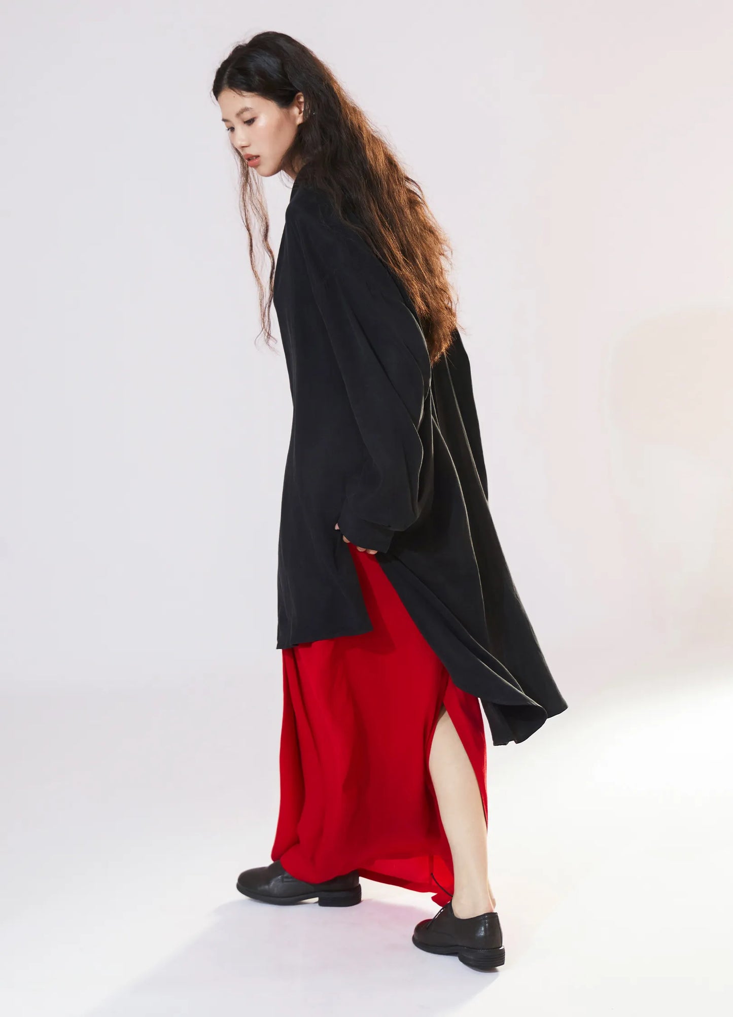 Textured Loose Overshirt
