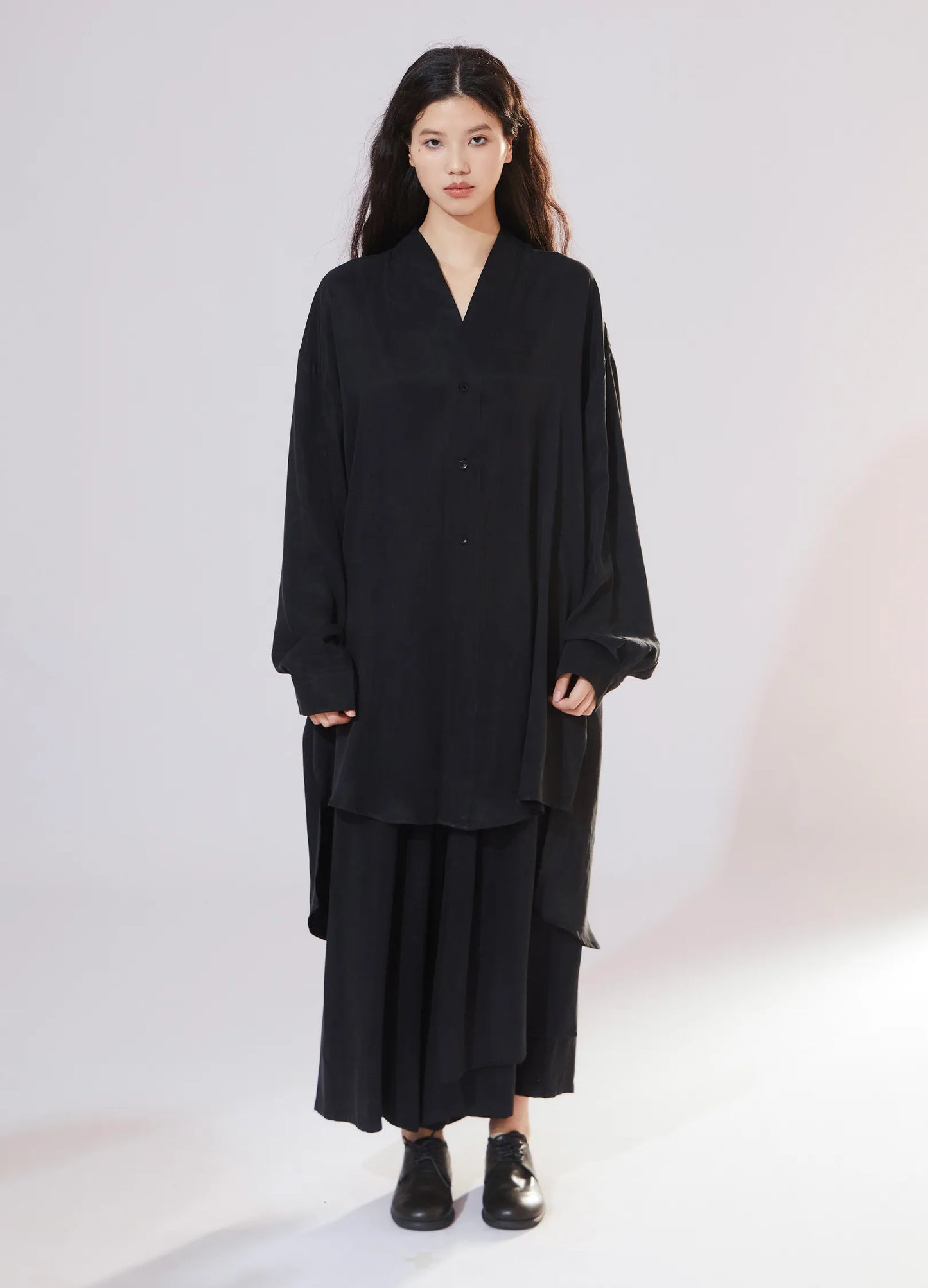 Textured Loose Overshirt