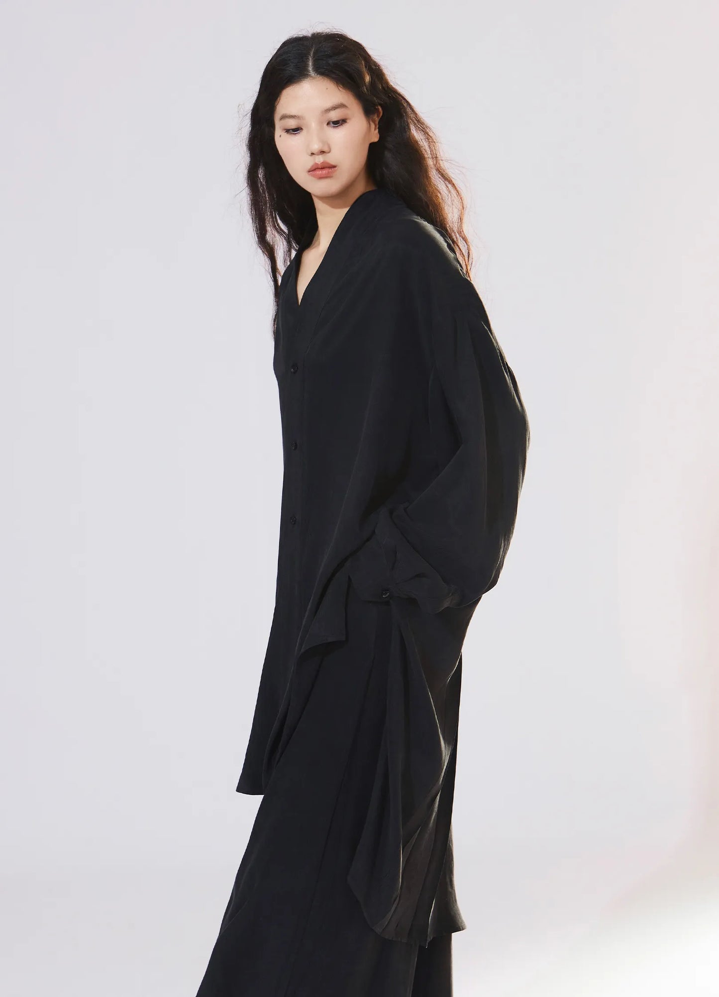 Textured Loose Overshirt