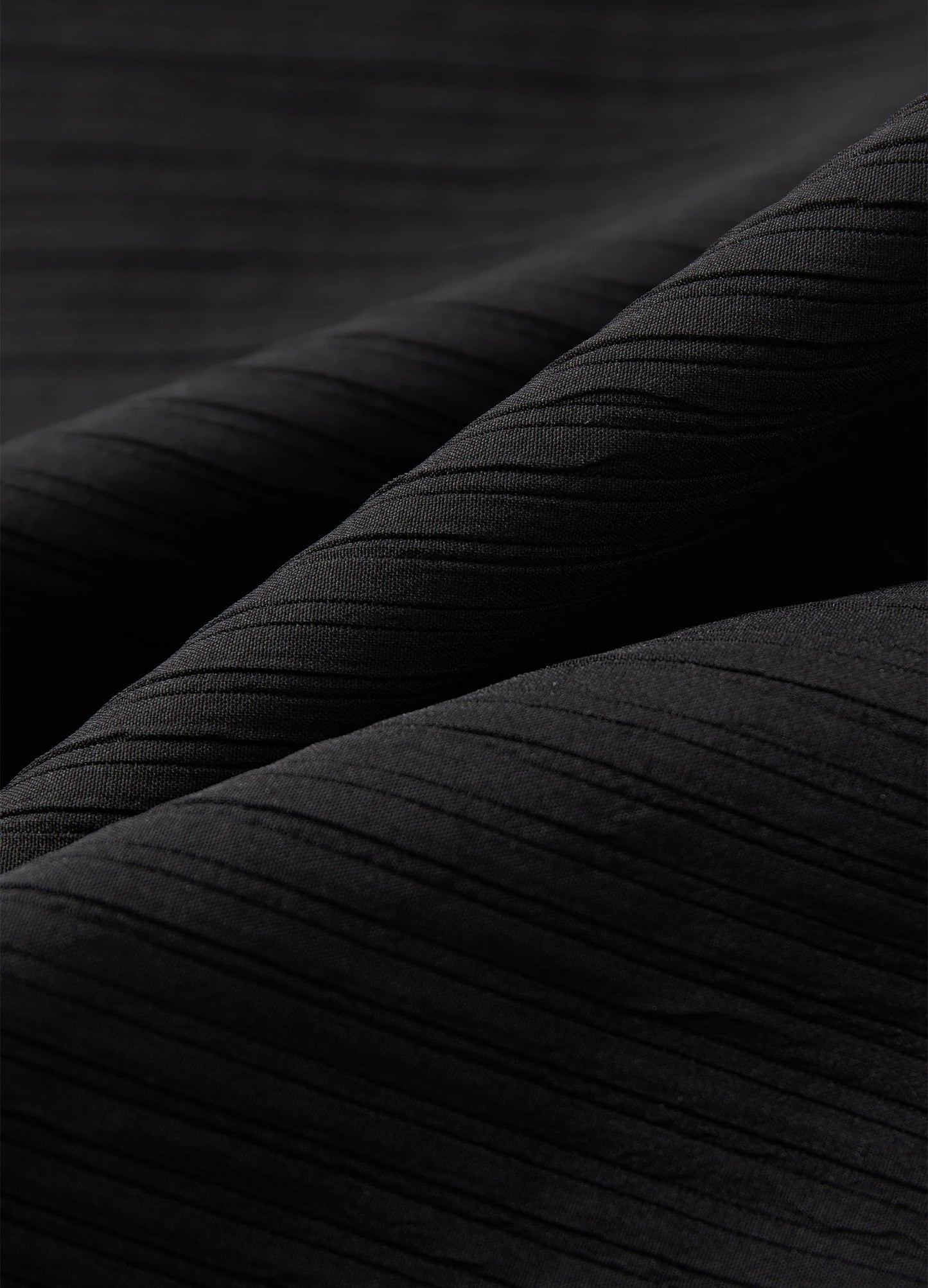 Textured Wide Leg Trousers