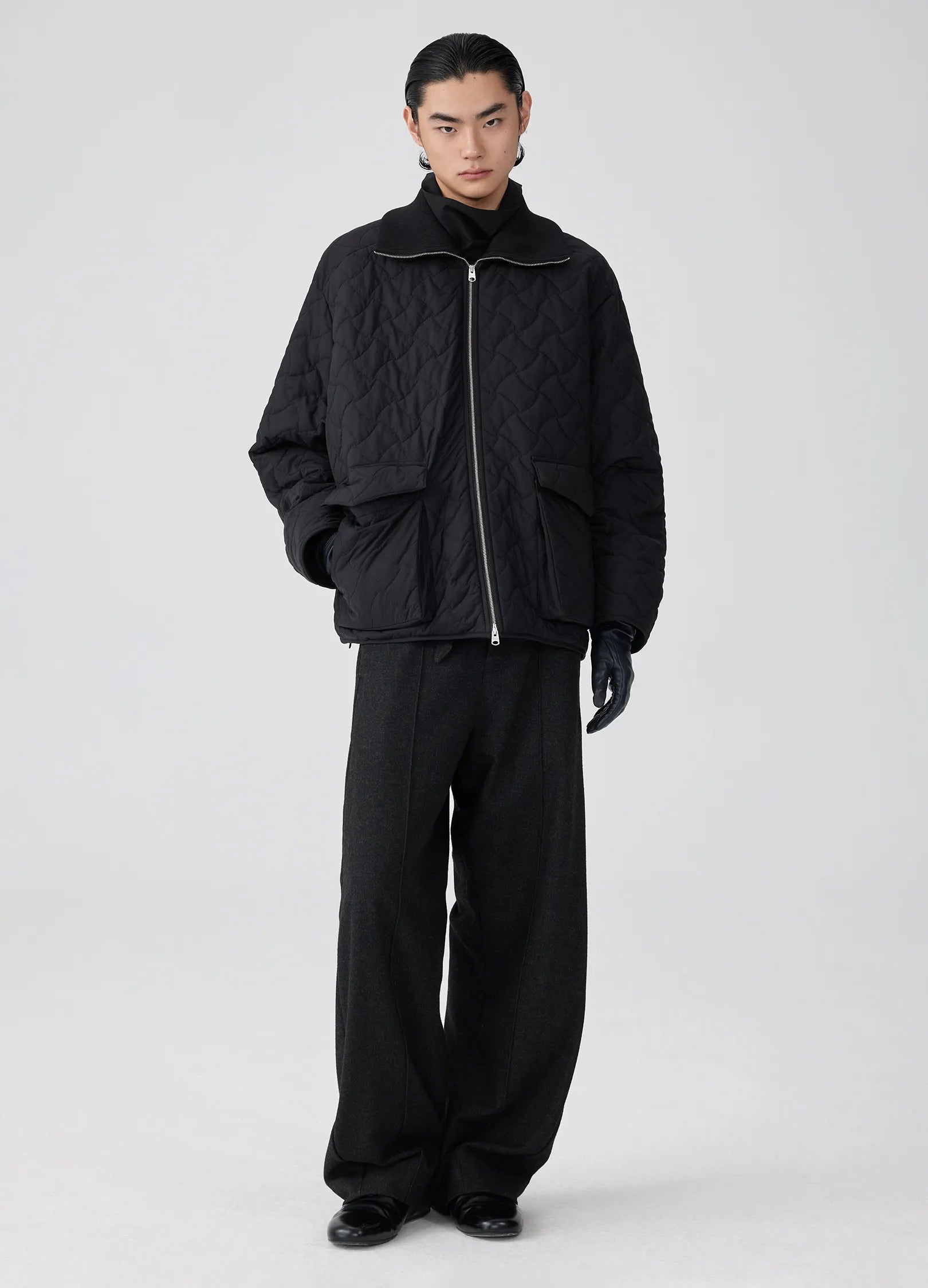 スーツ simpleproject WOOL TWISTED BELTED PANTS Twisted Wool Trousers – VERSEAS