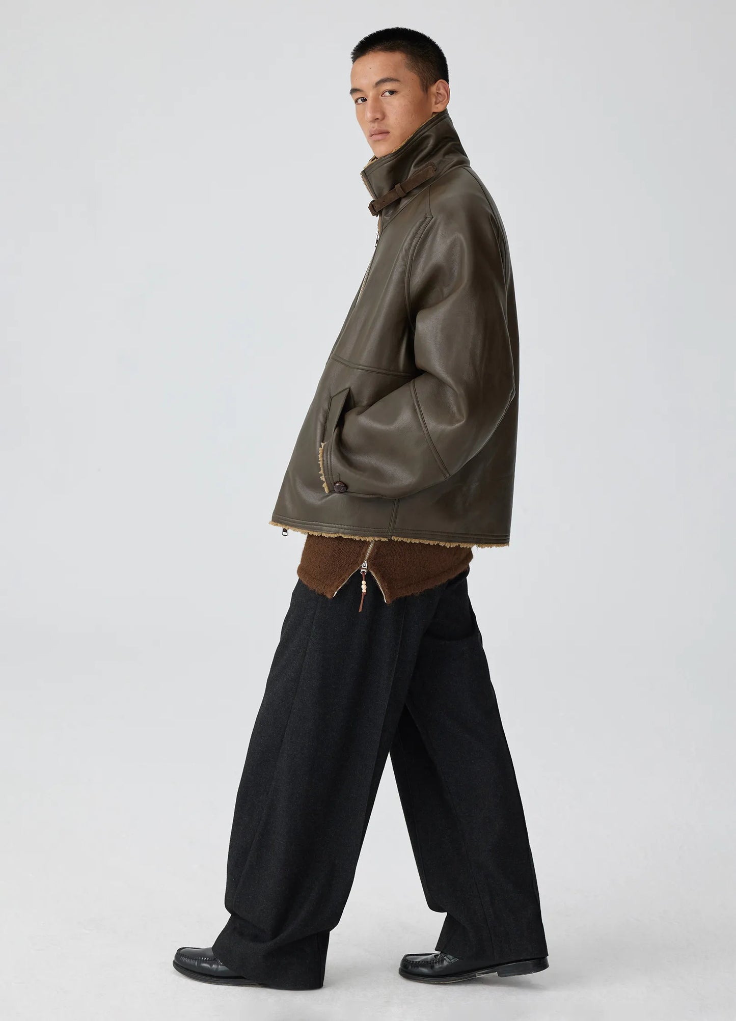 Twisted Wool Trousers