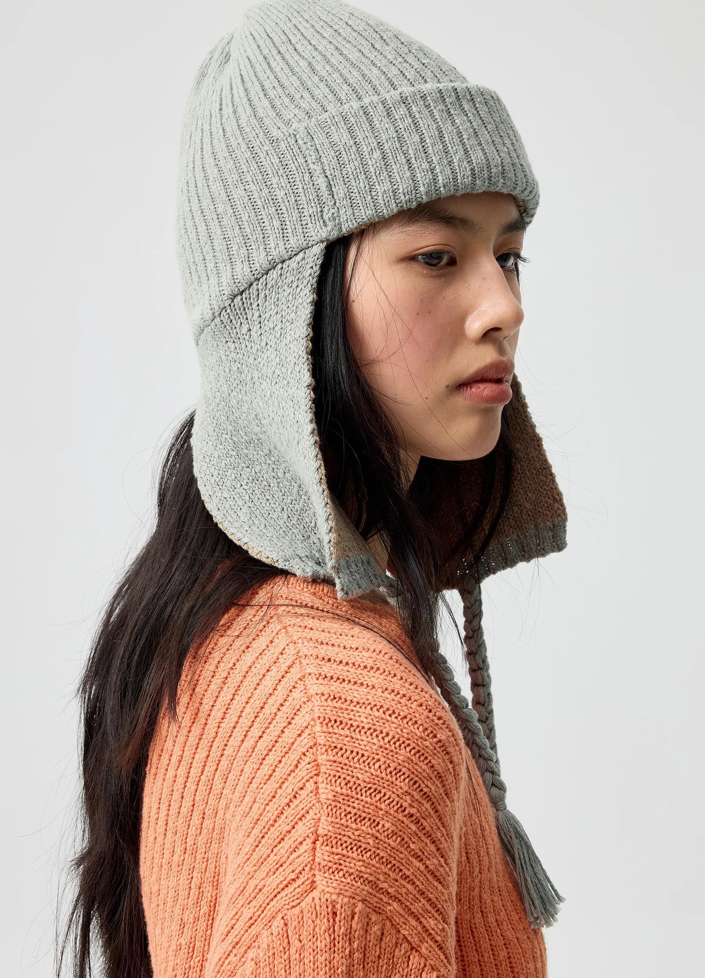 Two-Tone Knitted Hat