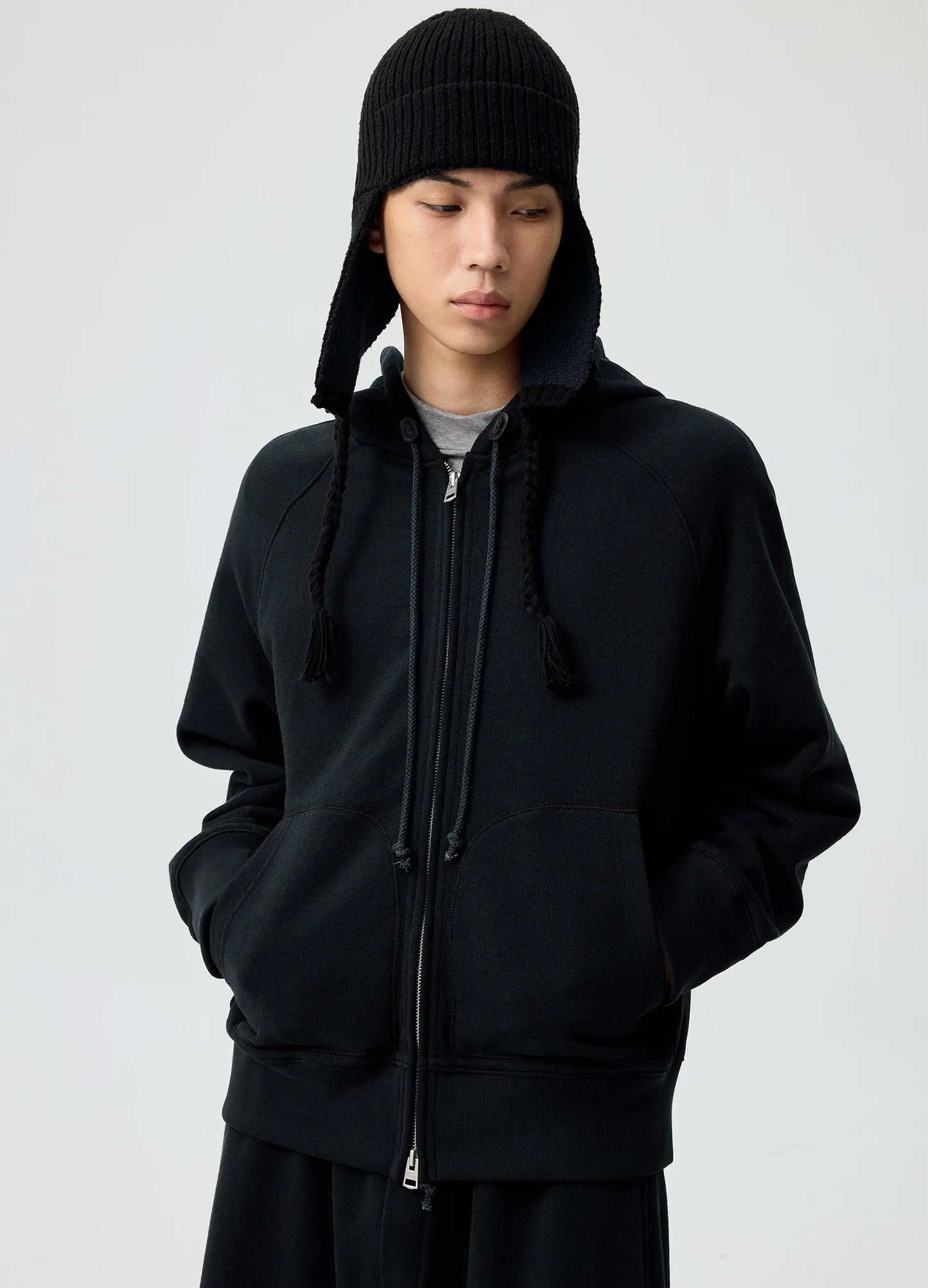 Two-Tone Knitted Hat