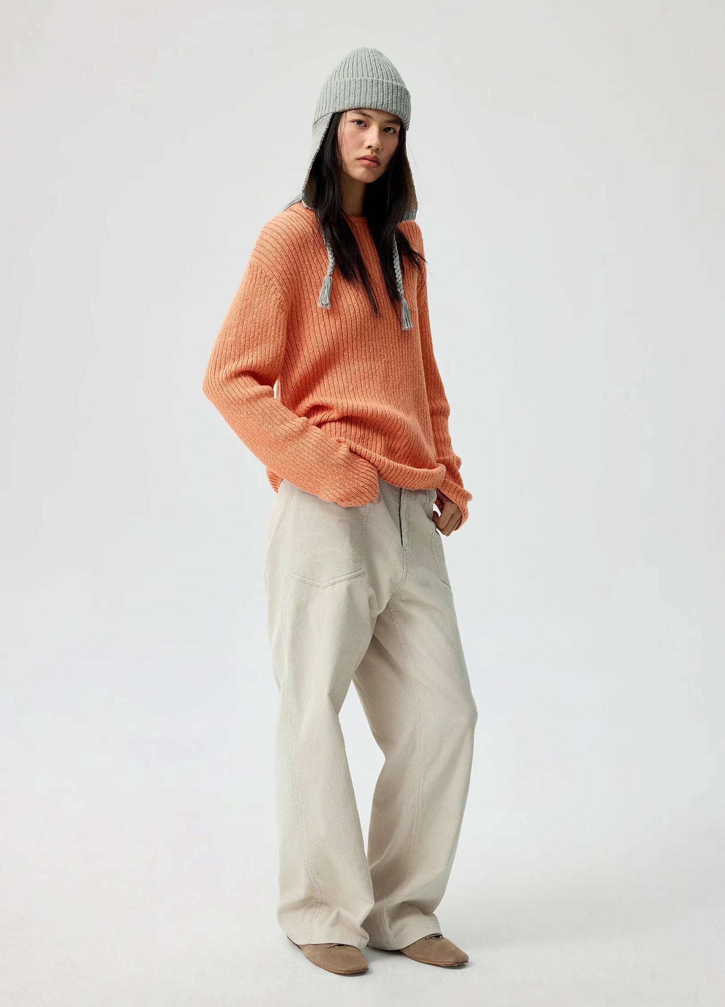 Two-Tone Knitted Hat