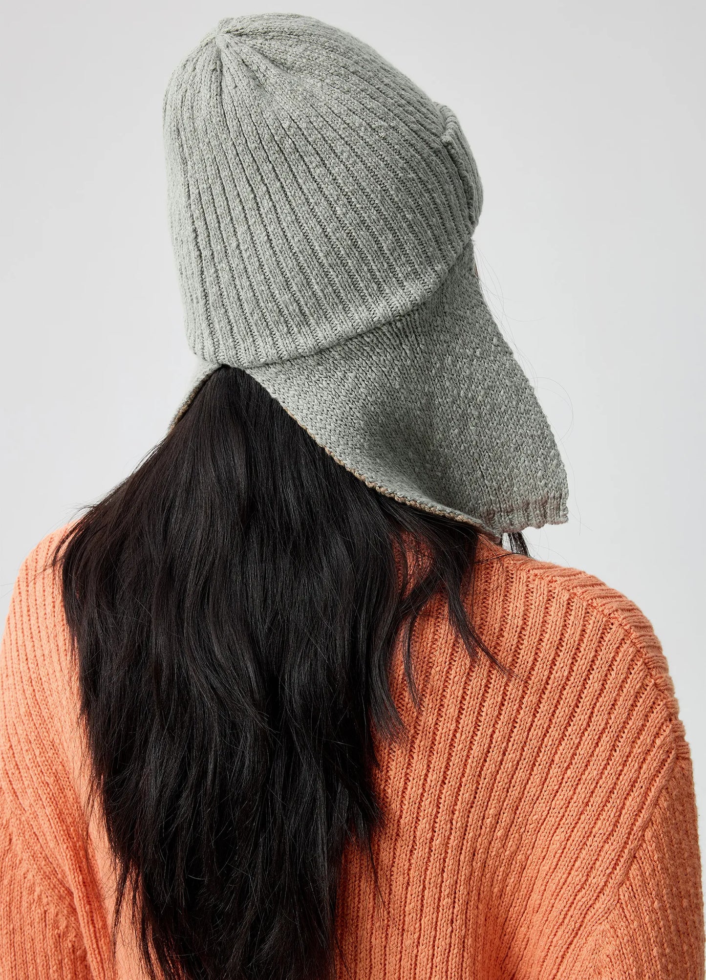 Two-Tone Knitted Hat