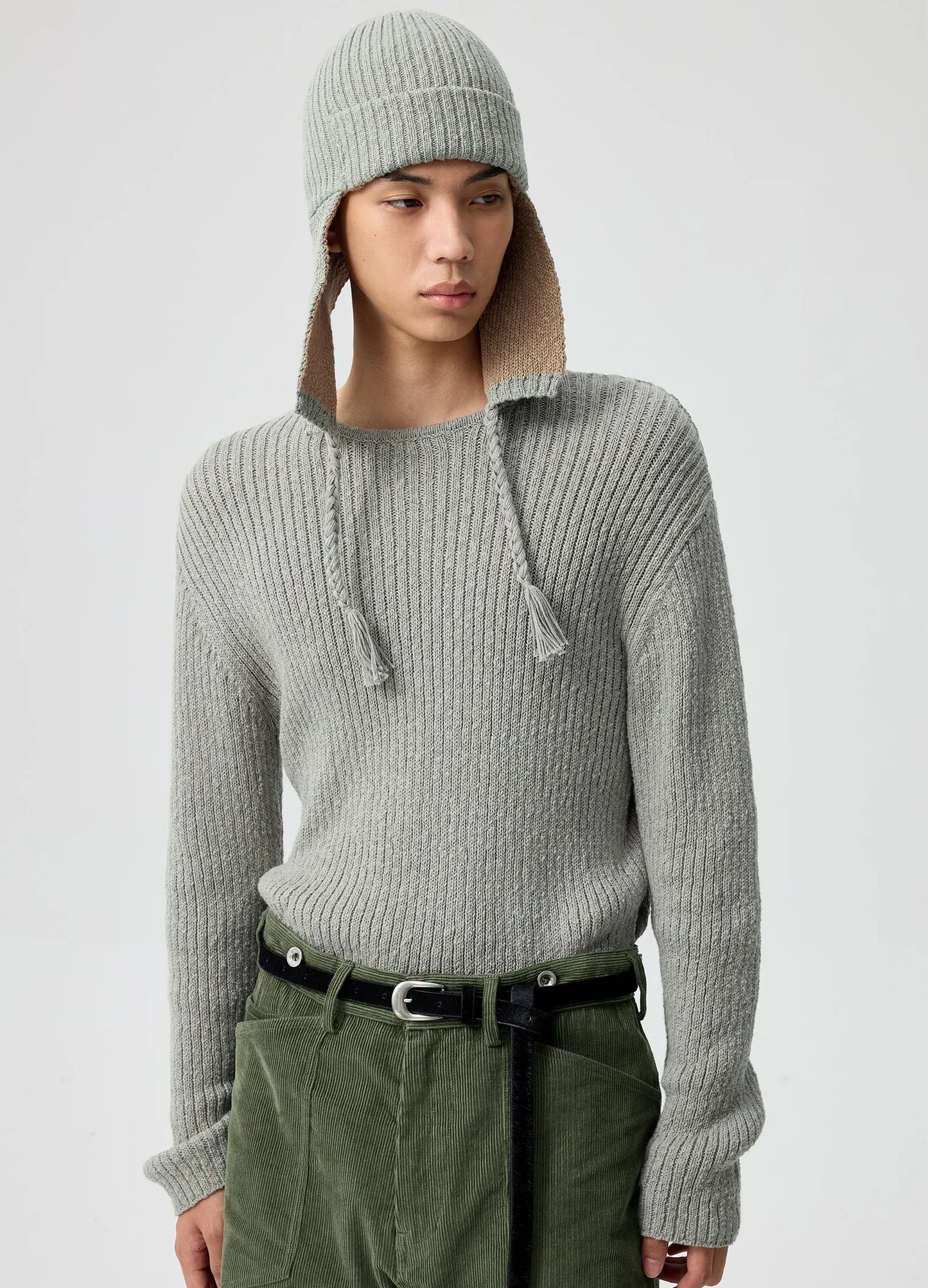 Two-Tone Knitted Hat