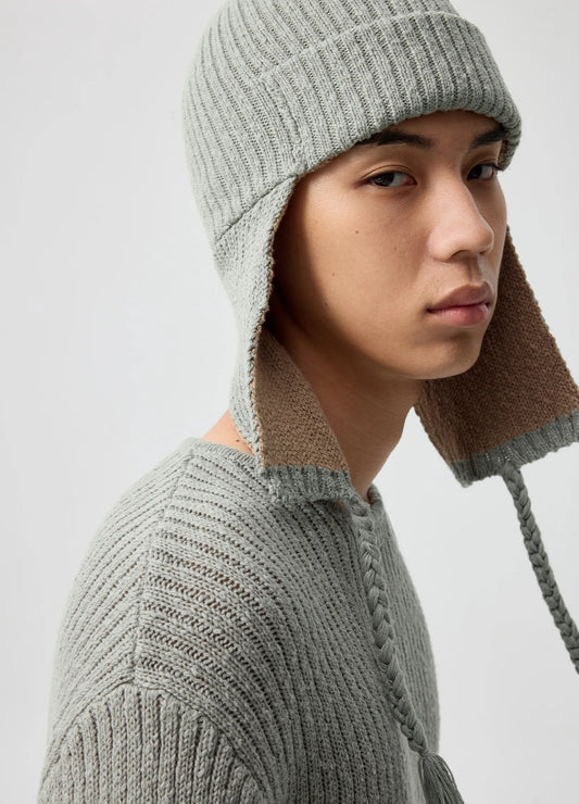 Two-Tone Knitted Hat