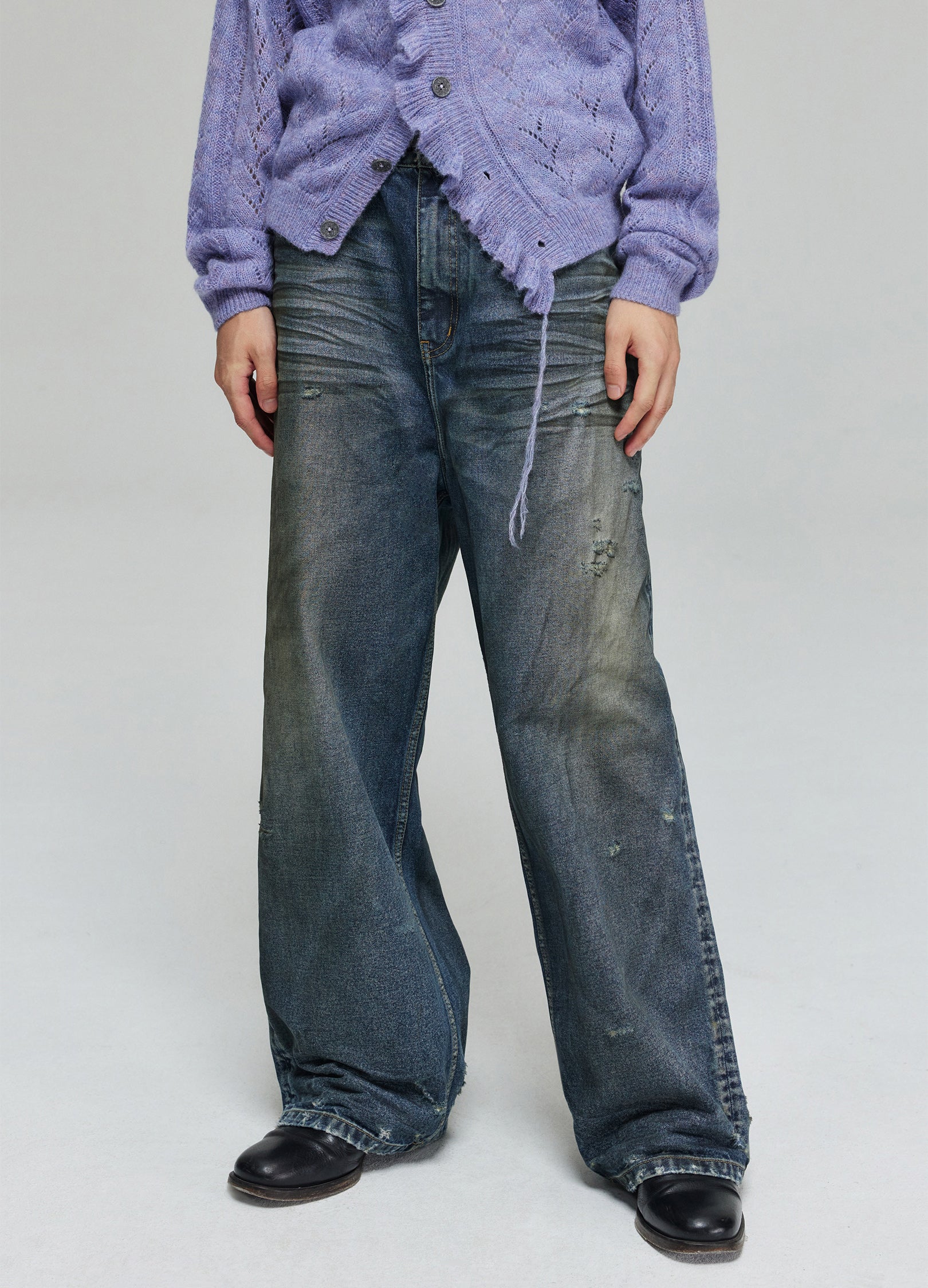 Vintage Wash Distressed Denim – VERSEAS