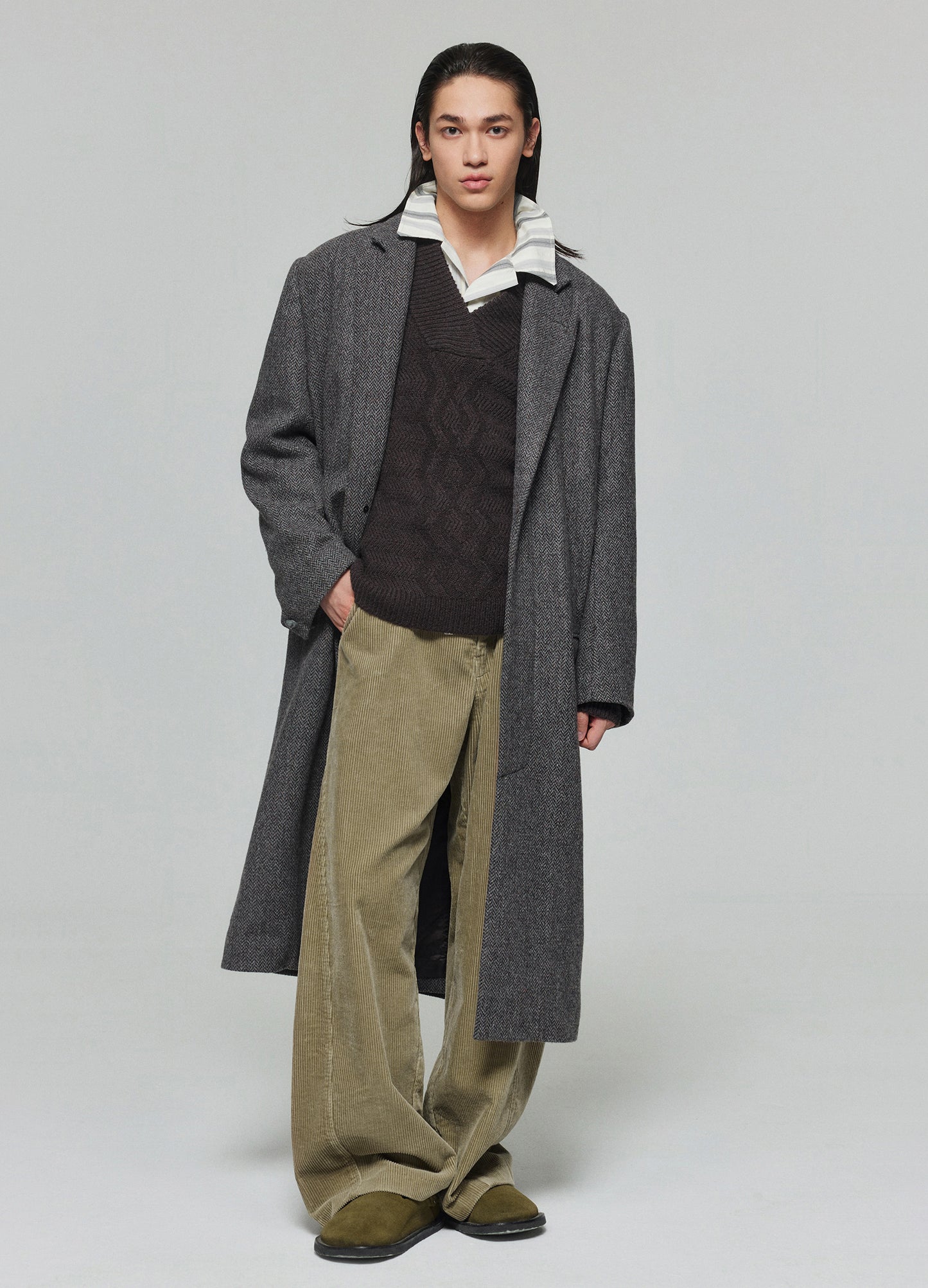 Wool Extended Peacoat