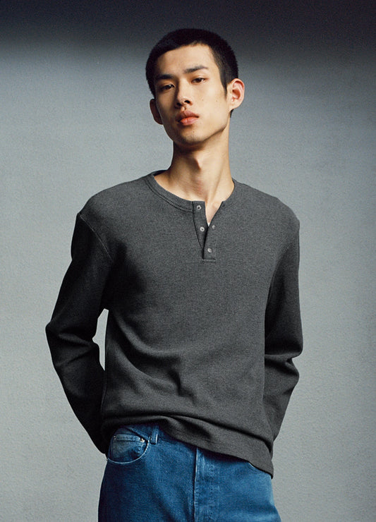 Waffle Knit Long Sleeve