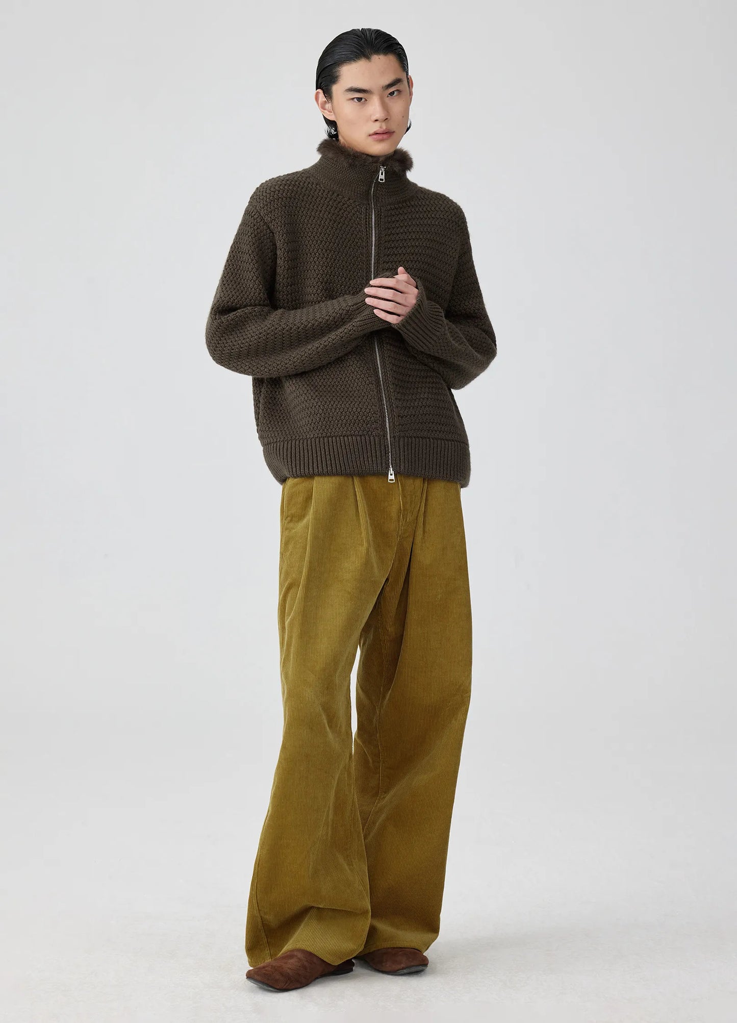Wide Corduroy Trousers