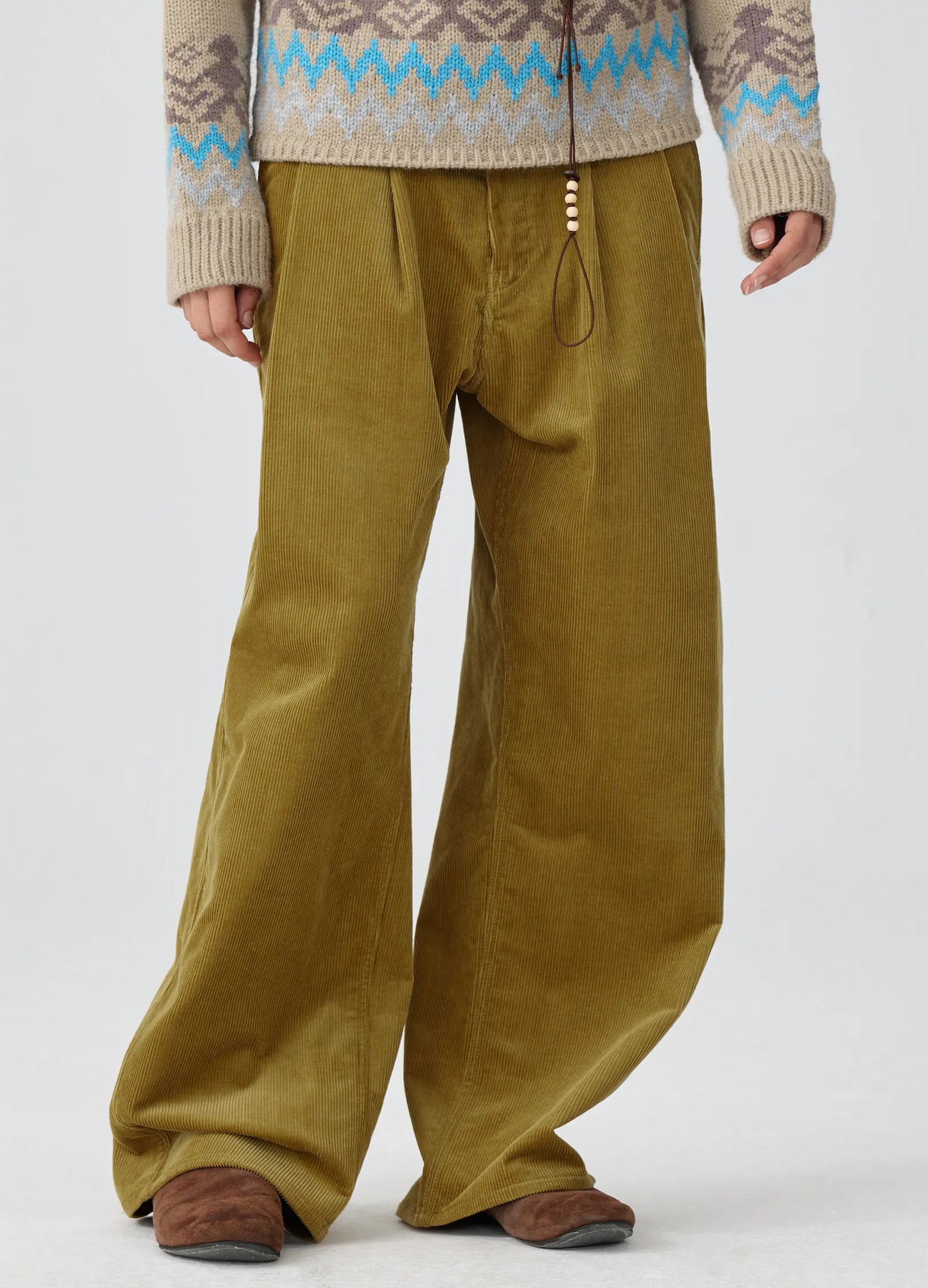 Wide Corduroy Trousers