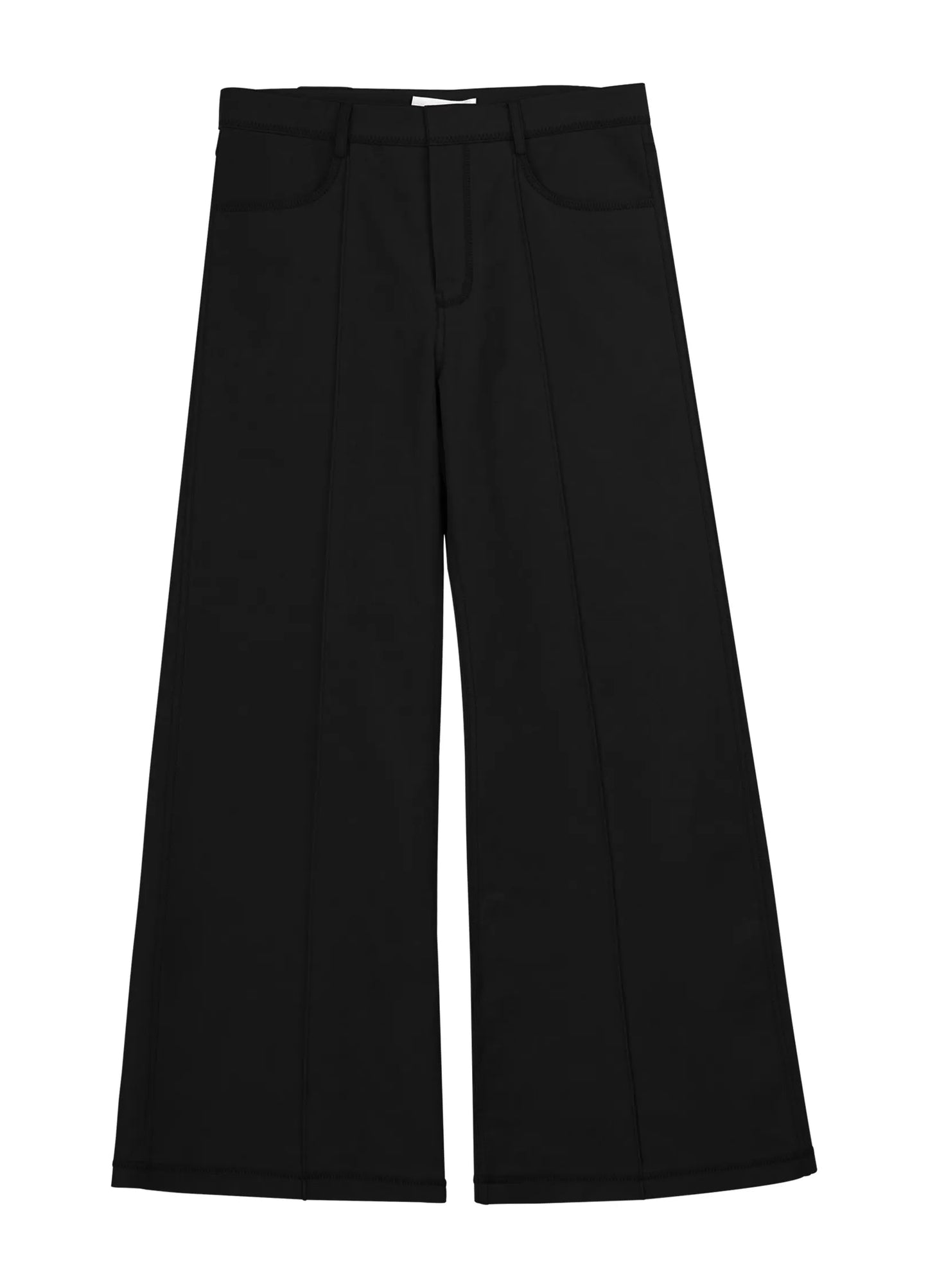 Wide Seam Cotton Trousers