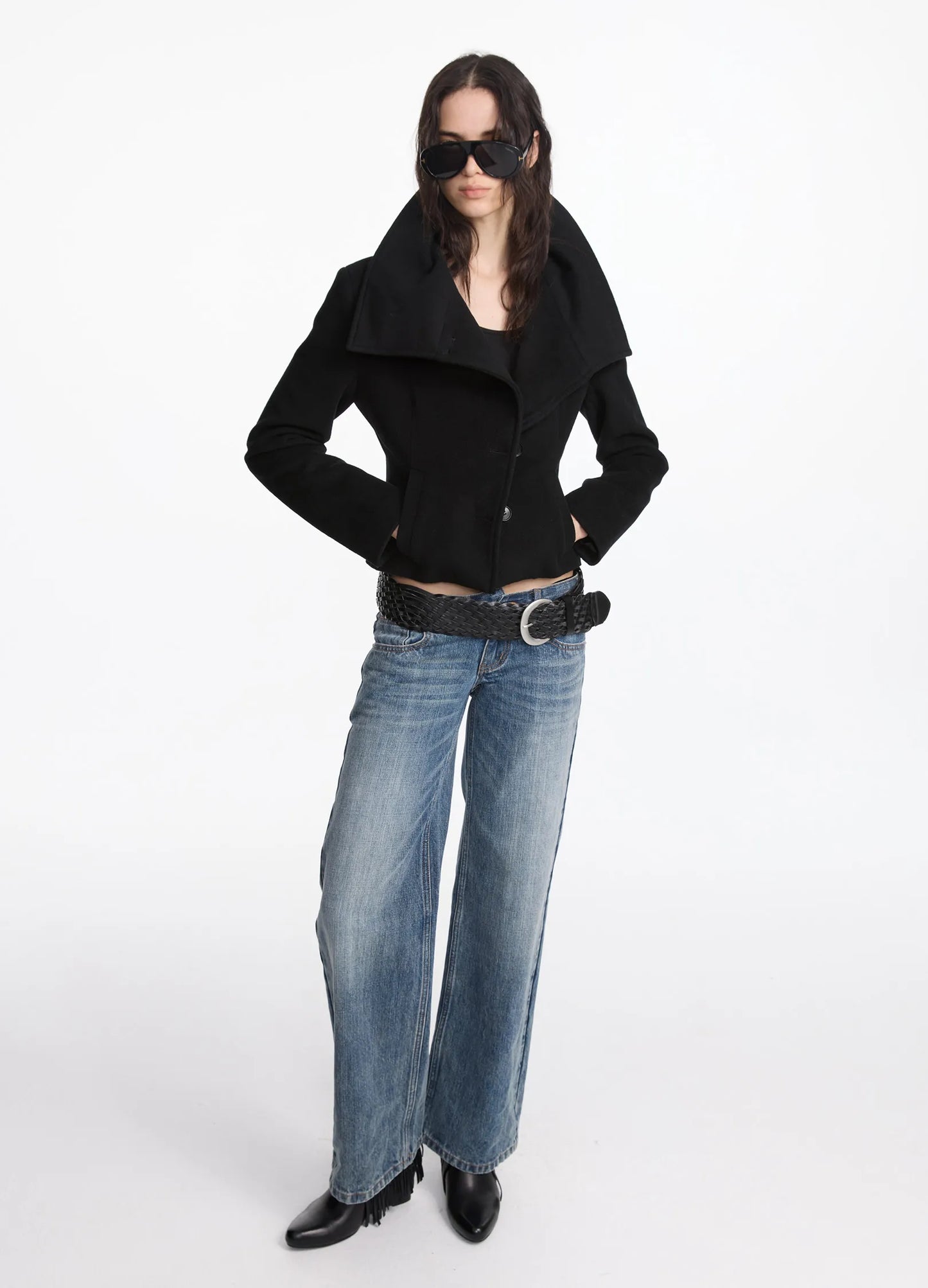 Wool Asymmetric Coat