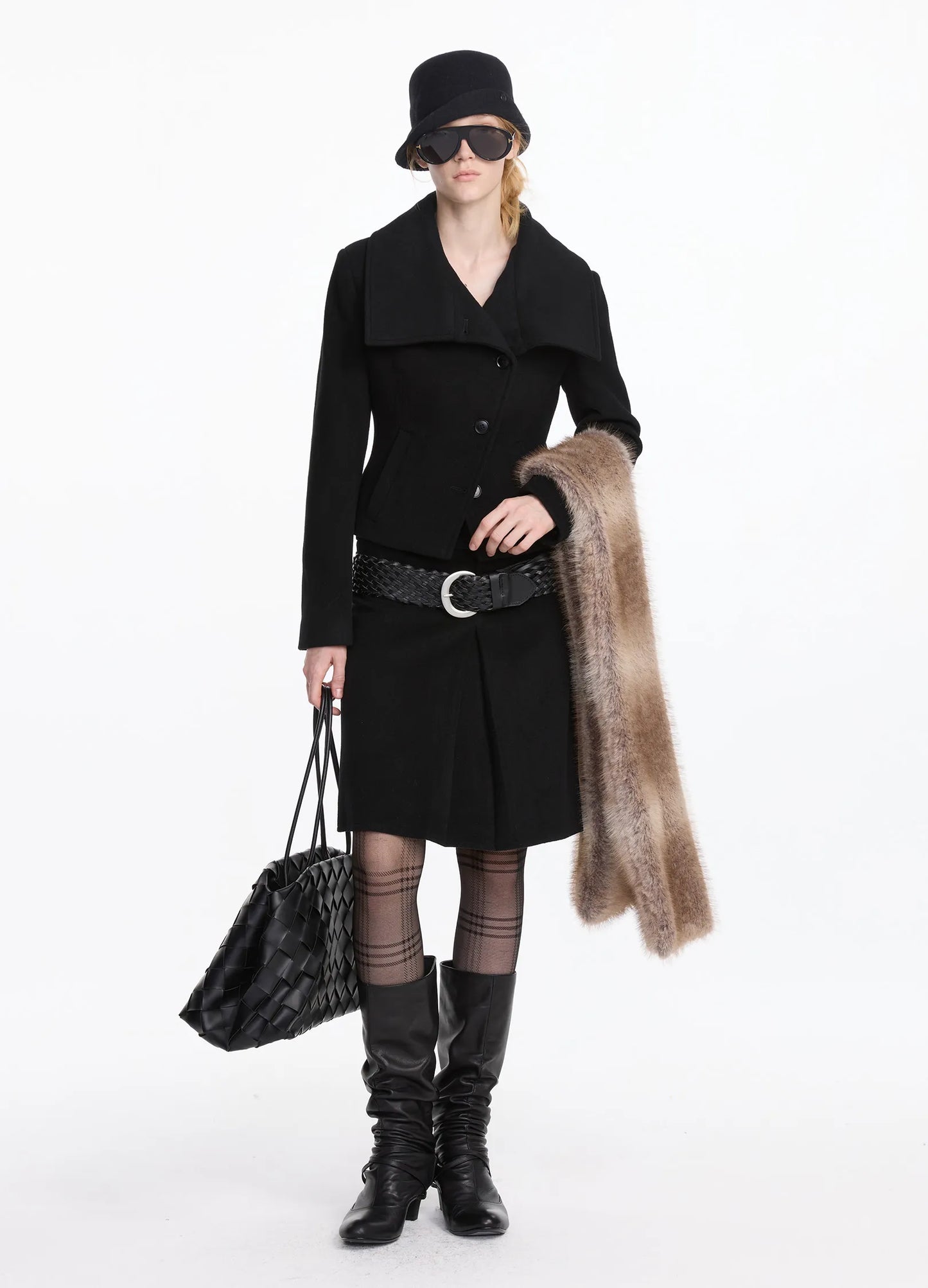Wool Asymmetric Coat