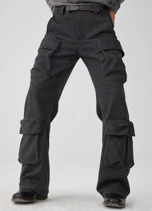 Wool Cargo Trousers