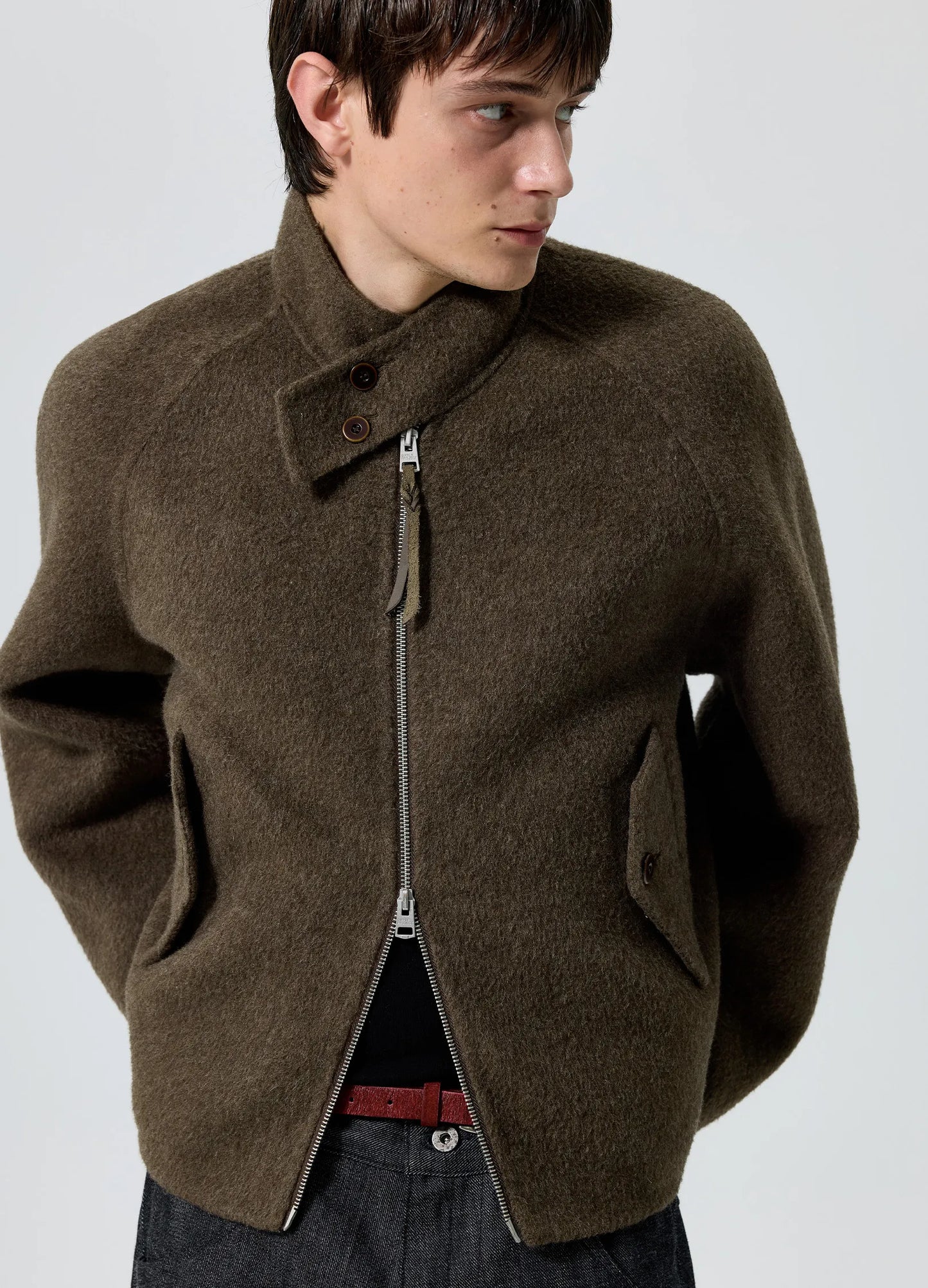 Wool Harrington Jacket