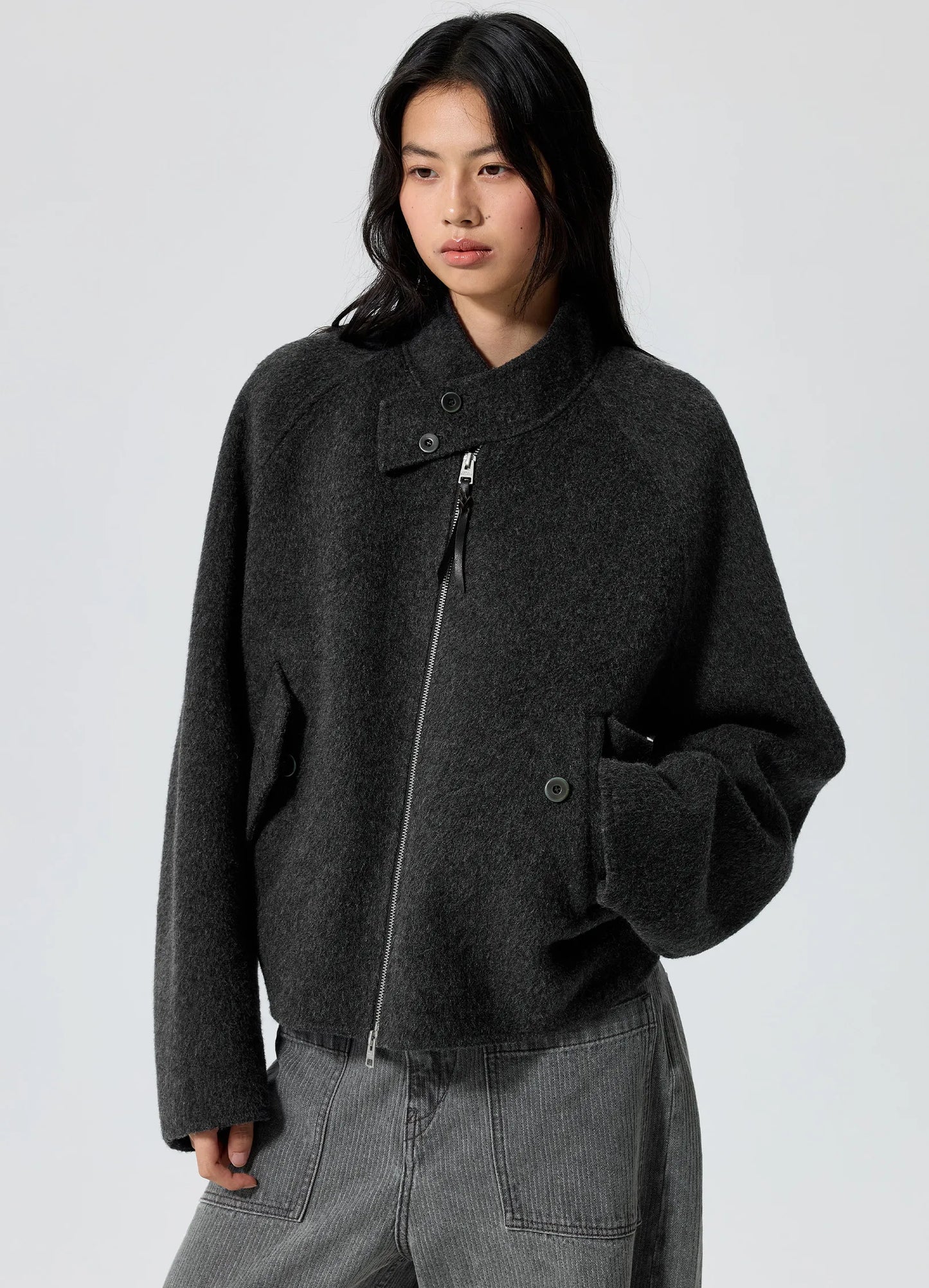 Wool Harrington Jacket