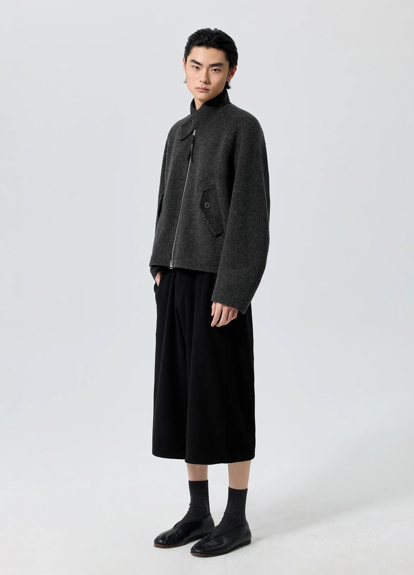 Wool Harrington Jacket