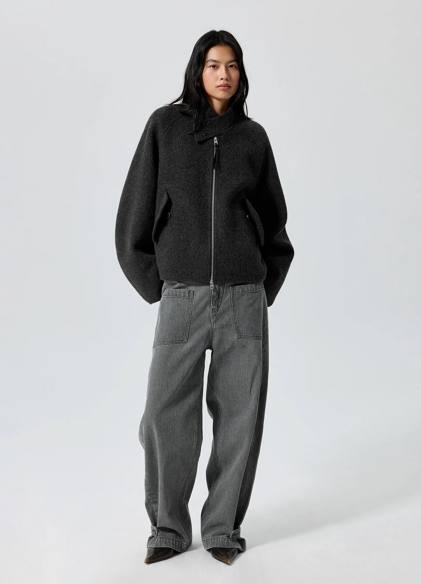 Wool Harrington Jacket