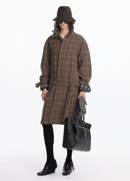 Wool Raglan Coat