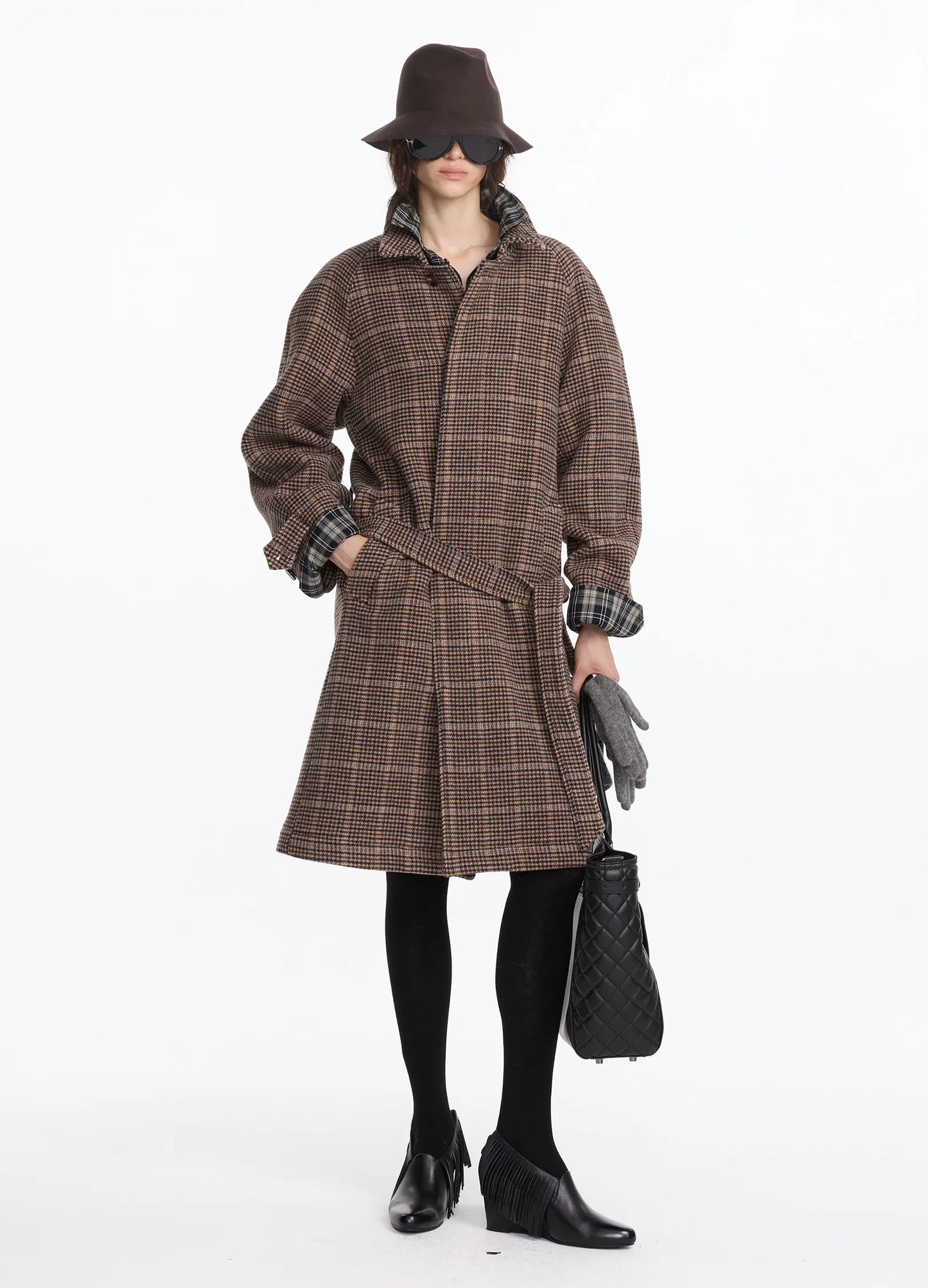 Wool Raglan Coat