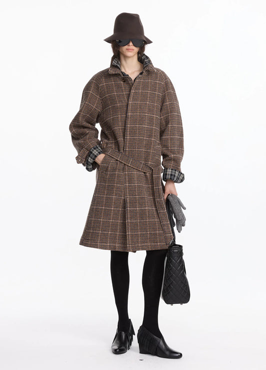 Wool Raglan Coat