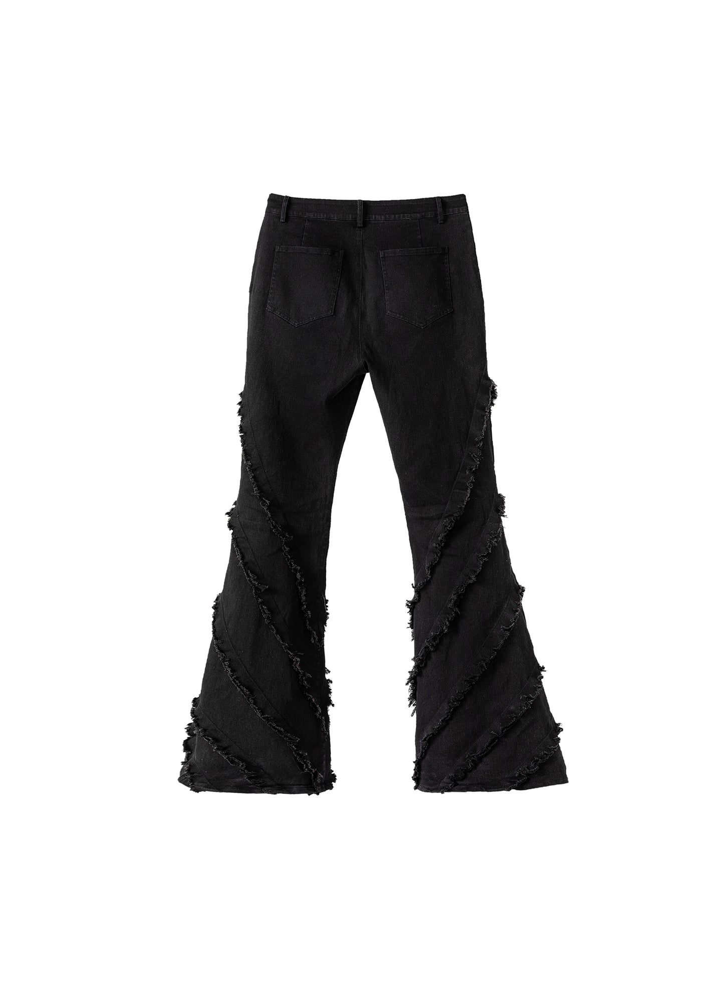 Distressed Flared Trousers