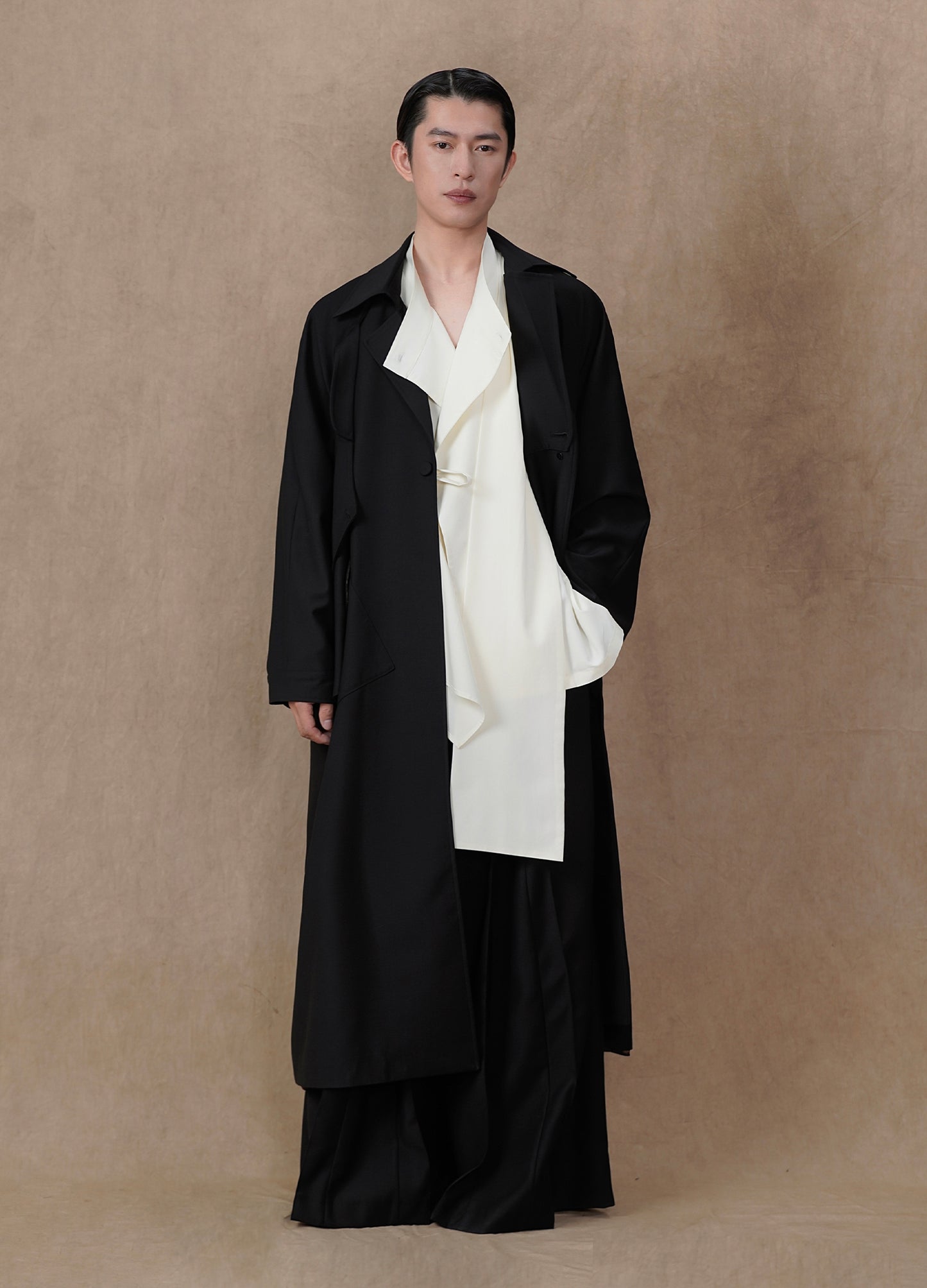 Double Layer Deconstructed Overcoat
