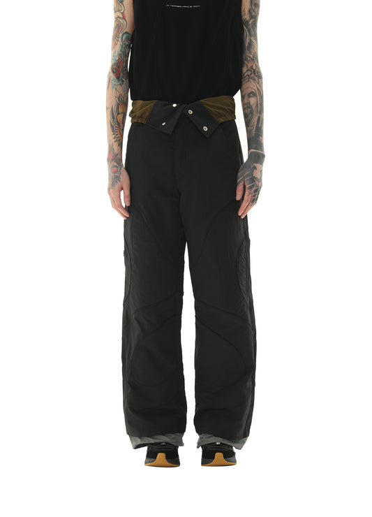 Double Waisted Biker Trousers