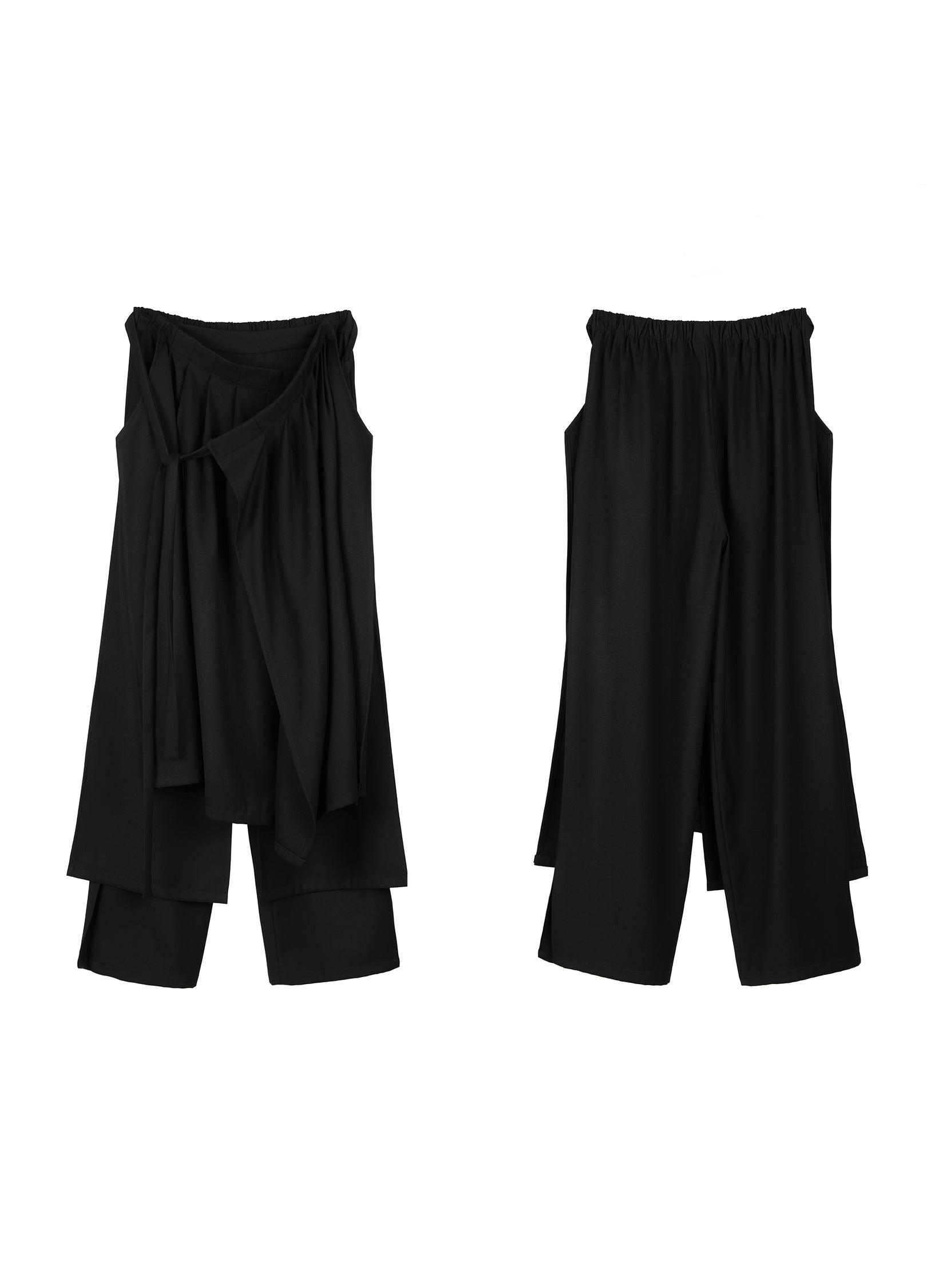 Balenciaga Black layered trousers | TheDoubleF