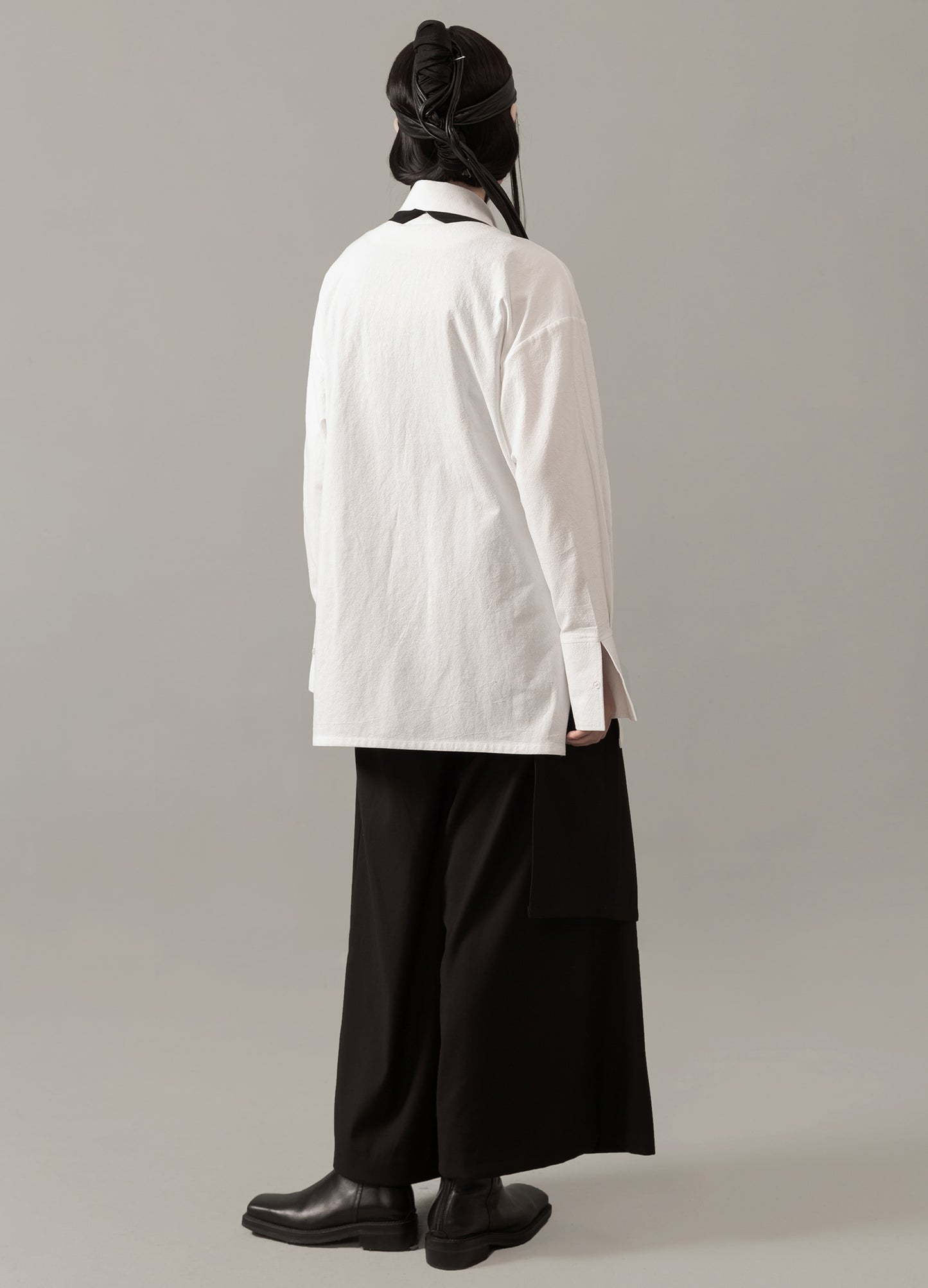 Wide Pleated Trousers